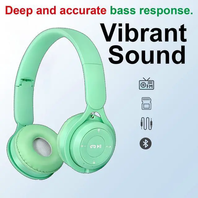 Alt view image 10 of 14 - Upgraded Hybrid Noise Cancelling Headphones with Transparent Modes Wireless Bluetooth with Mic Deep Bass Soft-Earpads Hi-Fi Audio Comfortable Fit Long Playtime for Home Office Travel Over Ear Green