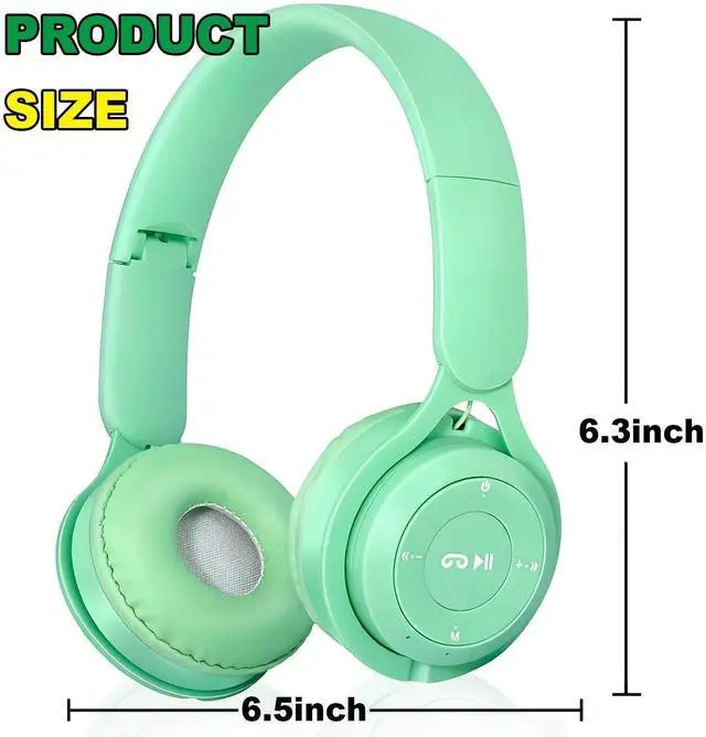Alt view image 13 of 14 - Upgraded Hybrid Noise Cancelling Headphones with Transparent Modes Wireless Bluetooth with Mic Deep Bass Soft-Earpads Hi-Fi Audio Comfortable Fit Long Playtime for Home Office Travel Over Ear Green