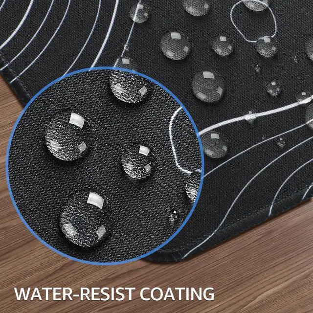 Alt view image 11 of 12 - RGB Extended Gaming Mouse Pad 35.4 x 15.7 Inch Desk Mat with Stitched Edges, Micro-Weave Surface, Non-Slip Rubber Base - OEM