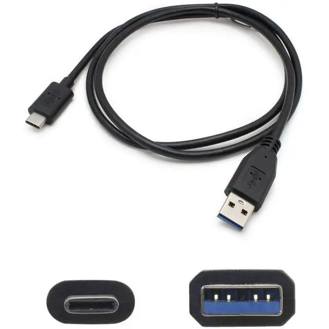 Alt view image 10 of 10 - SOEWIOU Addon 1M Usb 3.1 (C) Male To Usb 3.0 (A) Male Black Cable