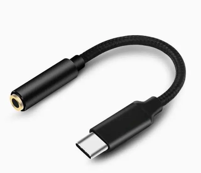 Main image of SOEWIOU typec to headphone adapter android phone listening to music type-c to 3.5mm audio adapter interface cable