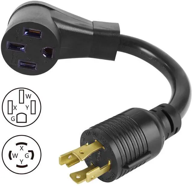 Main image of SOEWIOU L14-30P to 14-50R Power Adapter Plug Heavy Duty US Plug Converter