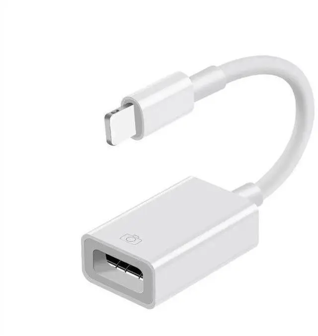 Main image of SOEWIOU Multi-Function OTG Adapter, Lightning & Type-C, Plug & Play, Compatible with iPhone & Android, Stable Data Transmission, FCC Certified for U Disk/Microphone/Sound Card