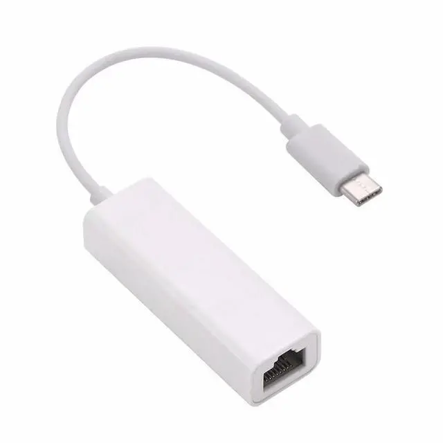 Main image of SOEWIOU USB3.0 Hub (3*USB2.0 Ports) + 100Mbps Ethernet Card, Silver Aluminum Alloy Body, Type-C Docking Station, RJ45 Converter, Computer Hub for Laptop/Desktop