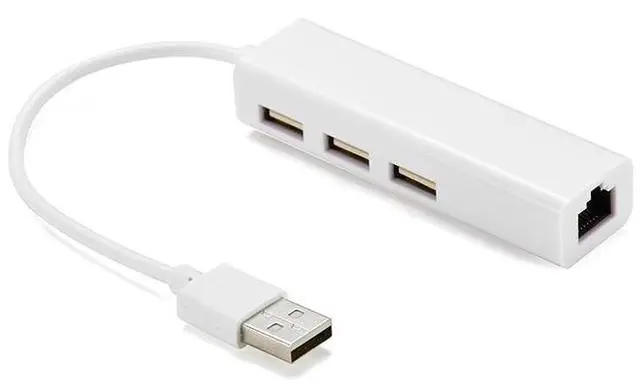 Main image of SOEWIOU Driver-Free Type-C USB 3.0 to 100M RJ45 Ethernet Adapter, 1 Port USB 3.0 HUB, External Wired Network Card for Laptop/Desktop