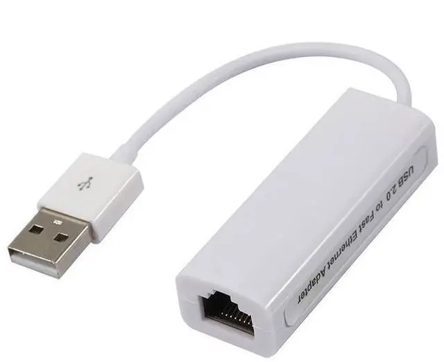 Main image of SOEWIOU USB to RJ45 Ethernet Adapter, 100Mbps Fast Wired Network LAN Card Converter, Plug & Play Driver-Free USB 2.0 Ethernet Dongle for Desktop Laptop PC Windows macOS Linux