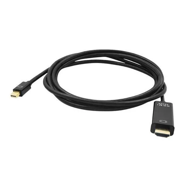 Alt view image 2 of 7 - SOEWIOU 1.8M Mini DisplayPort to HDMI Cable, 4K@60Hz UHD Video Converter Cord, Thunderbolt Compatible Mini DP to HDTV Monitor Projector Adapter Wire
