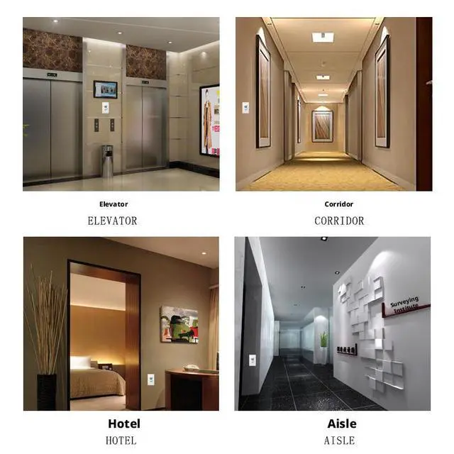 Alt view image 3 of 3 - SOEWIOU 110V-220V Wall-Mounted PIR Motion Sensor Switch, Infrared Motion Activated Light Switch with Adjustable Settings for Stairs & Corridors