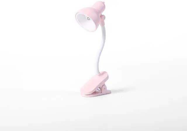Main image of SOEWIOU Mini Clip On Desk Lamp, Portable Book Clip Night Light, Flexible Gooseneck Lamp with Adjustable Rotation for Reading