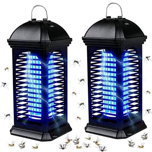 Alt view image 7 of 7 - SOEWIOU 11W High Power Electric Shock Mosquito Killer Lamp, Indoor Bug Zapper, Household Fly Insect Trap for Bedroom Living Room Kitchen
