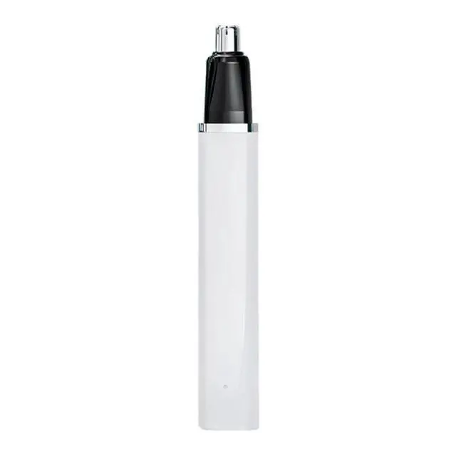 Alt view image 4 of 4 - SOEWIOU Rechargeable Electric Nose Hair Trimmer, Portable Mini Nose & Ear Hair Trimmer, 360° Rotary Dual-Edge Blades, Washable Detachable Head, Painless Cordless Grooming Trimmer for Men & Women, Whit