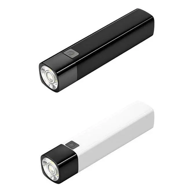 Alt view image 2 of 3 - SOEWIOU LED Flashlight, High Brightness Zoomable Tactical Flashlight, Portable ABS Handheld Torch with Adjustable Focus, Compact Flashlight for Camping, Hiking, Emergency & Home Use, White