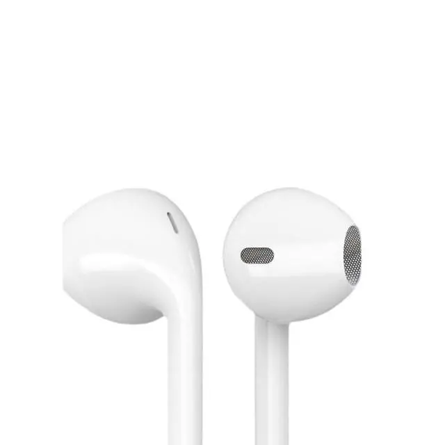 Alt view image 5 of 5 - SOEWIOU 3.5mm Wired Earbuds with Microphone, Half In-Ear Wired Headphones with In-Line Control, High Definition Stereo Earphones, Dual Channel Audio for PC, Laptop, Mobile, Gaming & Calls
