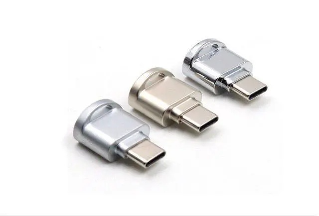 Alt view image 3 of 4 - SOEWIOU USB Type-C OTG Card Reader, Metal Micro SD/TF Memory Card Reader Adapter, High-Speed Portable Memory Card Reader for Smartphone, Tablet & Laptop Data Transfer