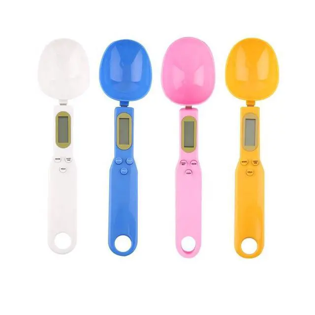 Alt view image 5 of 6 - SOEWIOU Digital Measuring Spoon Scale, Rechargeable Electronic Kitchen Spoon Scale, 500g x 0.1g High Precision Food Scale for Baking, Coffee, Milk Powder, Spices & Pet Food, Black