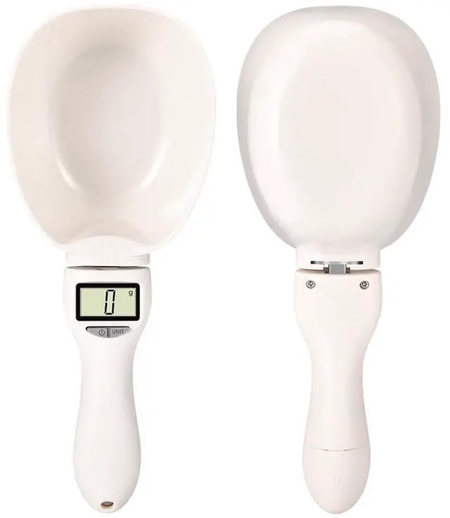 Main image of SOEWIOU Digital Measuring Spoon Scale, Battery Powered Electronic Kitchen Spoon Scale, 800g x 1g Precision Food Scale with Large Measuring Spoon for Baking, Coffee, Milk Powder, Spices & Pet Food, Whi