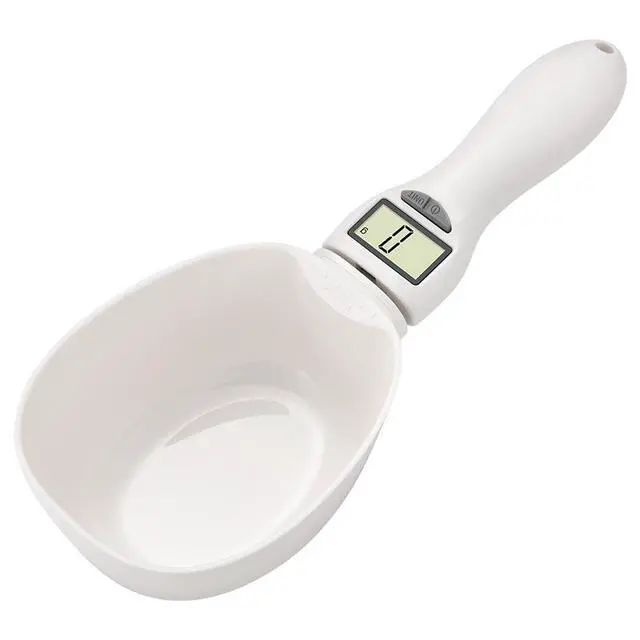 Alt view image 5 of 5 - SOEWIOU Digital Measuring Spoon Scale, Battery Powered Electronic Kitchen Spoon Scale, 800g x 1g Precision Food Scale with Large Measuring Spoon for Baking, Coffee, Milk Powder, Spices & Pet Food, Whi