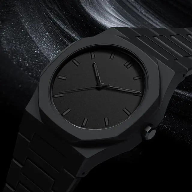 Alt view image 3 of 7 - SOEWIOU Unisex Quartz Wrist Watch, Fashion Analog Watch with Silicone Strap, Lightweight Plastic Casual Wristwatch for Men, Women & Teens, Black