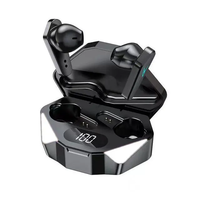 Main image of SOEWIOU Wireless Bluetooth Gaming Earbuds, TWS In-Ear Headphones with LED Battery Display, Hi-Fi Stereo Sound, Low Latency, Built-in Microphone, Long Battery Life for Gaming, Music & Calls