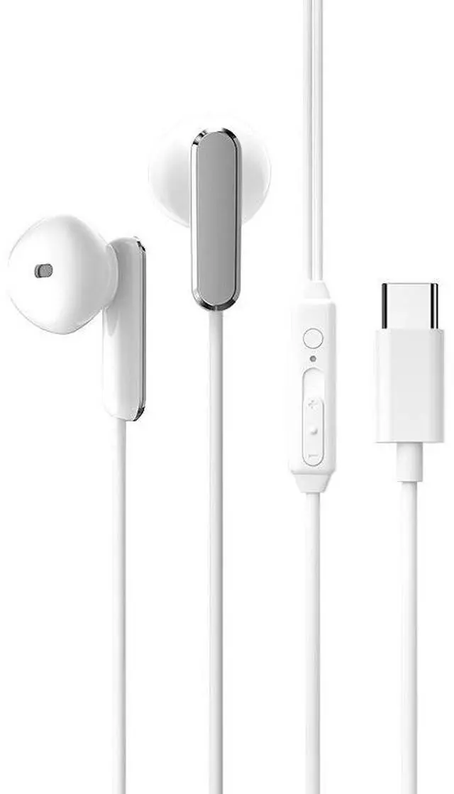 Main image of SOEWIOU Wired In-Ear Earphones with Inline Mic & Control, 3.5mm Round Jack + Type-C Dual Interface Universal Stereo Headphones, High Fidelity Sound for Music Playback Hands-Free Calling Phones Laptops
