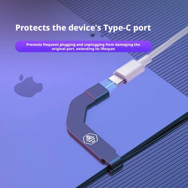 Alt view image 3 of 5 - SOEWIOU H3 Elbow FPC Flat Cable, Type-C Port Charging Cable for iPhone, Android Phones & Tablets