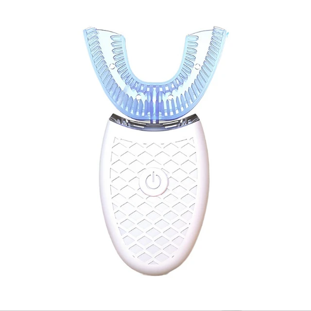 Alt view image 2 of 8 - SOEWIOU U-Shaped Electric Toothbrush for Adults, Automatic Sonic Tooth Cleaner, Soft Bristles, Rechargeable, Waterproof, White