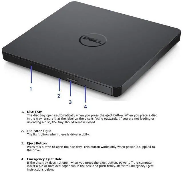 Alt view image 3 of 4 - USB External DVD Drive COMPATIBLE for Microsoft Windows 10 / Vista /7/8.1, Mac OS, Dell ,Acer , ASUS, Apple , Samsung, Lenovo Laptop Notebook UltraBook PC Desktop,CD/DVD-RW Drive, CD-RW Rewriter