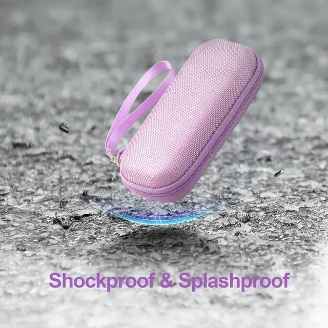 Alt view image 5 of 7 - AGPTEK Carrying Case, EVA Zipper Carrying Hard Case Cover for Digital Voice Recorders, MP3 Players, Storage Holder for 3D Printing Pen, USB Cable, Earphones, Memory Cards, U Disk, Purple