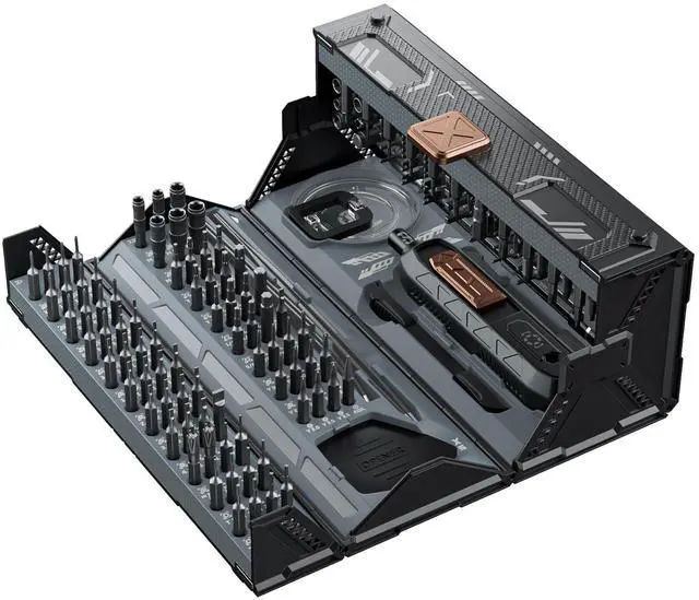 Main image of JAKEMY 180 in 1 Precision Screwdriver Set, Computer Screwdriver Kit, Professional Magnetic Repair Tool Kit with Home Drill Bits for Most Laptop, Phone, Xbox, MacBook, Game Console, Modding, DIY