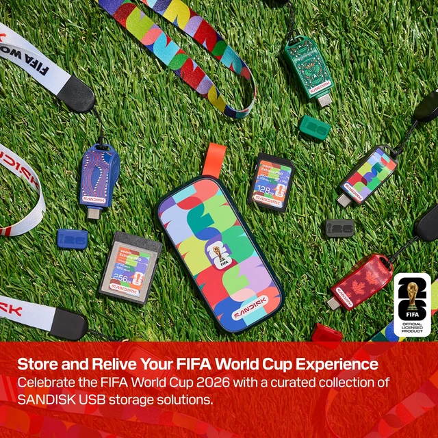 Alt view image 3 of 7 - 64GB USB-C Flash Drive, FIFA World Cup 2026 Edition - Black USB Flash Drive, Up to 300MB/s Transfer speeds, USB 3.2 Gen 1, USB Type-C, With Custom Lanyard & Sticker, App