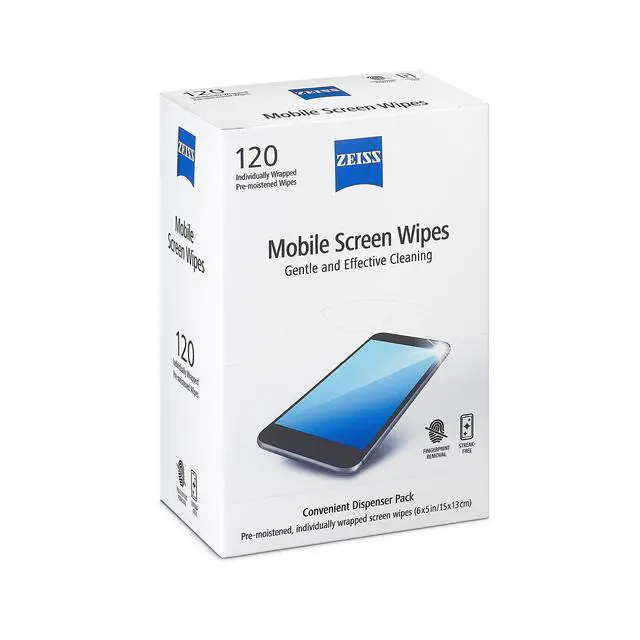 Alt view image 10 of 14 - ZEISS Mobile screen wipes 120ct Box
