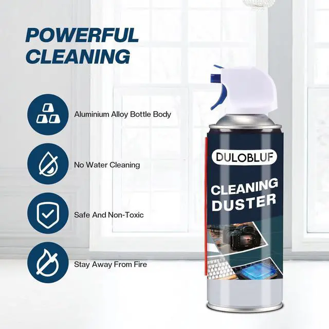 Alt view image 2 of 6 - DULOBLUF Compressed Air for Keyboard Cleaning : Keyboard Cleaner for Cleaning Duster