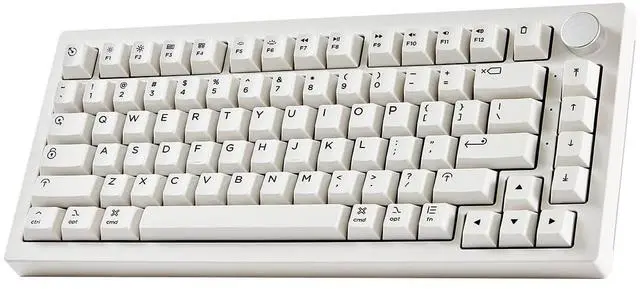 Main image of Akko 5075B Plus Air 75% Mechanical Keyboard Gasket Mount Hot Swappable RGB Wireless/Bluetooth/Wired Gaming Keyboard with PBT Dye-Sub Cherry Profile Keycaps for Mac/Win/WebV3 Piano Pro Switch