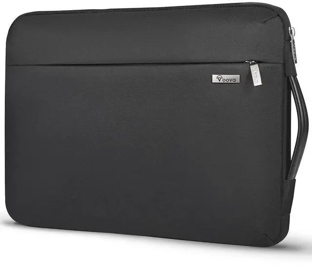 Main image of Voova Laptop Sleeve Case 15.6 16 Inch with Handle, 360° Protective Waterproof Slim Computer Bag Cover Compatible with MacBook Pro M2/M3/M4 16, HP Acer Lenovo Yoga ThinkPad Asus Laptop, Black