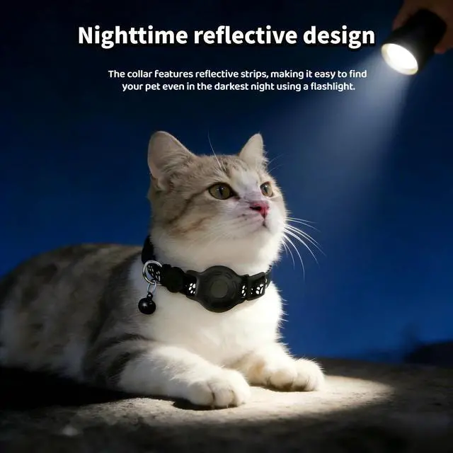 Alt view image 4 of 7 - Smart Cat GPS Collar - Waterproof Pet Tracker for Android, Google Find My Compatible, No Monthly Fee. Advanced Safety Solution for Small & Large Cats.(Android Only)
