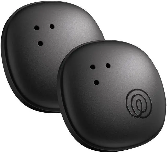 Main image of Life360 Tile Sticker - Small Bluetooth Tracker, Remote Finder and Item Locator for Bikes, Glasses and More. Both iOS and Android Compatible. Phone Finder. 2-Pack (Black)