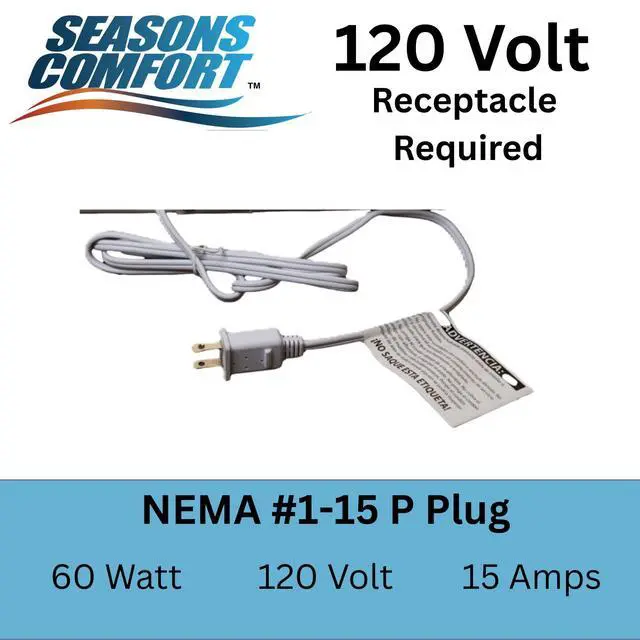 Alt view image 2 of 7 - Seasons Comfort 9" Twin Window Fan, 3-Speed, Quiet Design, Portable, Remote Control, ETL Listed, Adjustable Extensions - Ideal for Home, Kitchen, Bedroom & Office