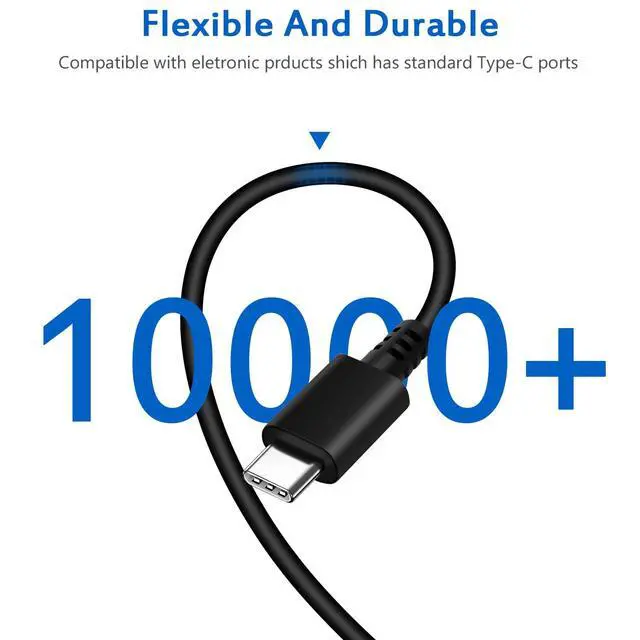 Alt view image 2 of 6 - Chromebook Charger USB C Laptop Charger Compatible with HP, Lenovo, Dell, Acer, Asus, Samsung, Google Type C 45W Universal Power Adapter
