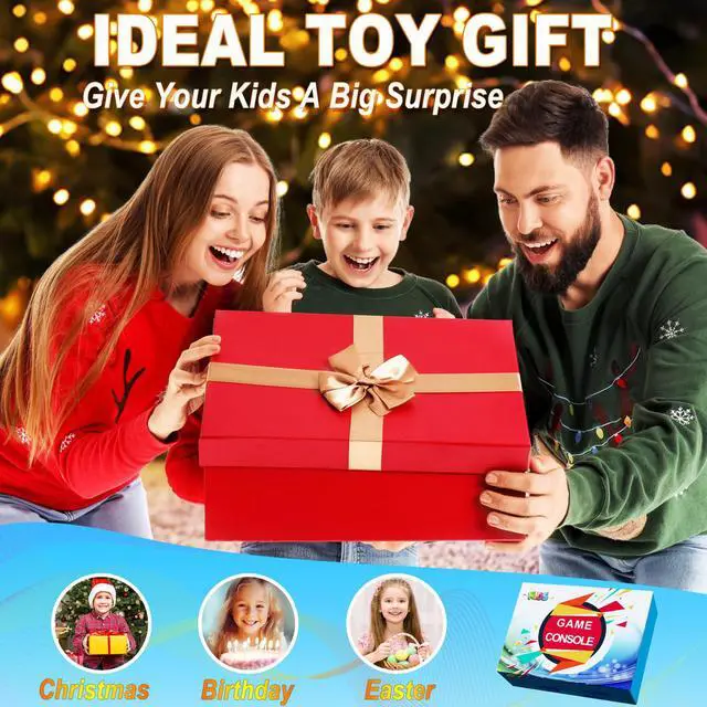 Alt view image 7 of 7 - 32 Bit Handheld Games for Kids Preloaded 139 Video Games, Portable Video Gaming Player with 3.0" IPS Screen and Rechargeable Battery, Mini Travel Games Electronic Gifts Toys for Boys Girls, Blue