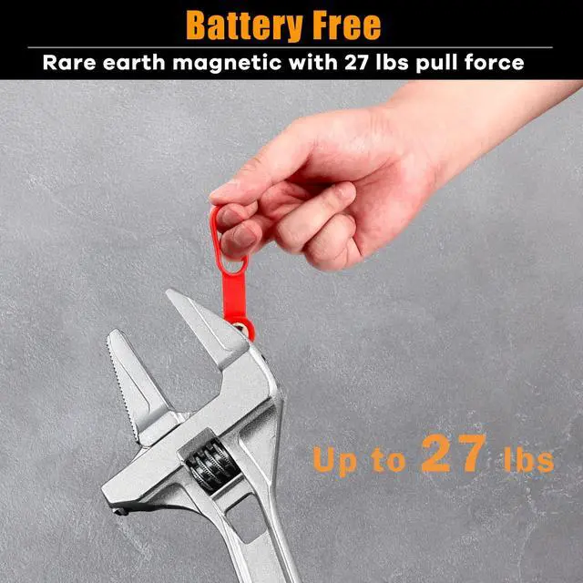 Alt view image 2 of 7 - 52300 Studball, 27 Pounds of Pull Power Magnetic Stud Finder, No Batteries Stud Finder Wall Scanner Detect Metal Through 5/8" Drywall, Wood or 3/4" Plywood Paneling, Ceramic Tiling etc.