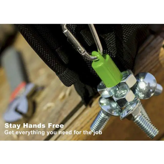 Alt view image 2 of 7 - 3 pack Heavy-Duty Neodymium Anti-Rust Magnet, Best for Magnetic Stud Finder / Key Organizer / Indoor and Outdoor Multi Uses, Red with Key Ring (SP-MPM3RD)