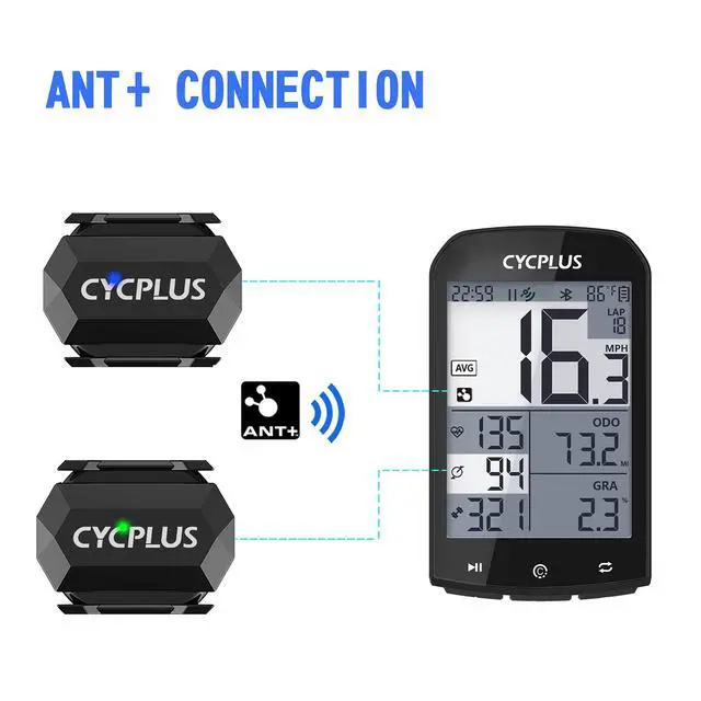 Alt view image 6 of 7 - Bike Speed and Cadence Sensor, Wireless Cycling Speed Sensor Ant+/Bluetooth