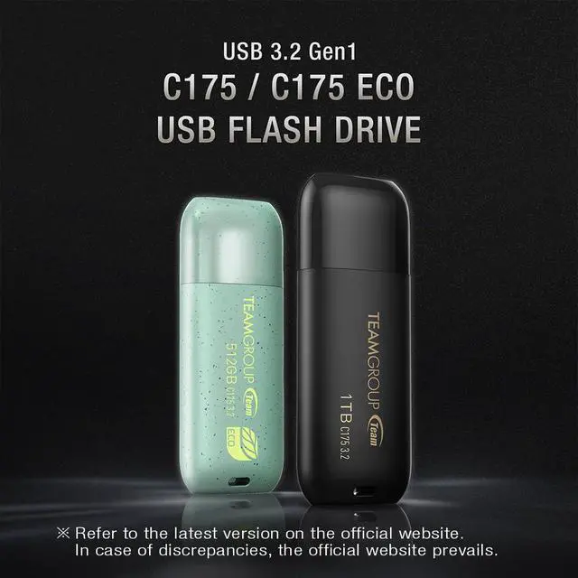 Alt view image 2 of 7 - C175 128GB USB 3.2 Gen1 (USB 3.1/3.0) Read 100MB/s Flash Thumb Drive, Memory Stick Compatible with Computer/Laptop Matte Black TC1753128GB01
