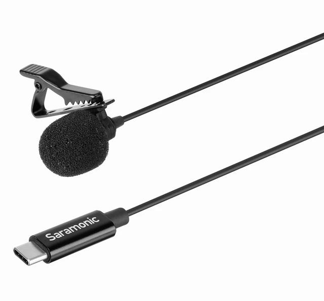Main image of LavMicro U3A USB-C Lavalier Microphone, Android, new iPad, Computers & More with 6.6' Cable & 90 Adapter for Vlogging, Interviews, YouTube, TikTok, Live Streaming