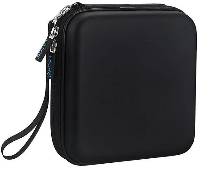 Alt view image 4 of 7 - USB CD DVD Writer Blu-Ray & External Hard Drive Protective Storage Case Bag Compatible Apple USB Superdrive, Samsung SE-208GB SE-218CB LG GP65NB60 GP60NB50 Dell ASUS External DVD Drives, Black