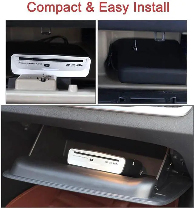 Alt view image 6 of 7 - Portable Car CD Player | External USB Vehicle CD Player for Car Android Navigation Plug and Play (for Android 4.4 and Above System Only)