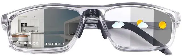 Main image of Photochromic Blue Light Blocking Glasses Anti Eyestrain Computer Gaming Blue Light Screen Blocker Glasses for Men Women