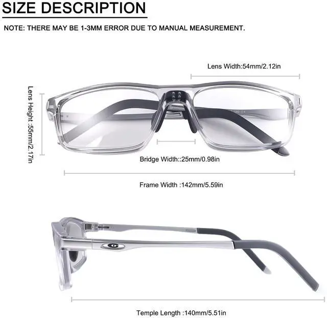 Alt view image 3 of 7 - Photochromic Blue Light Blocking Glasses Anti Eyestrain Computer Gaming Blue Light Screen Blocker Glasses for Men Women