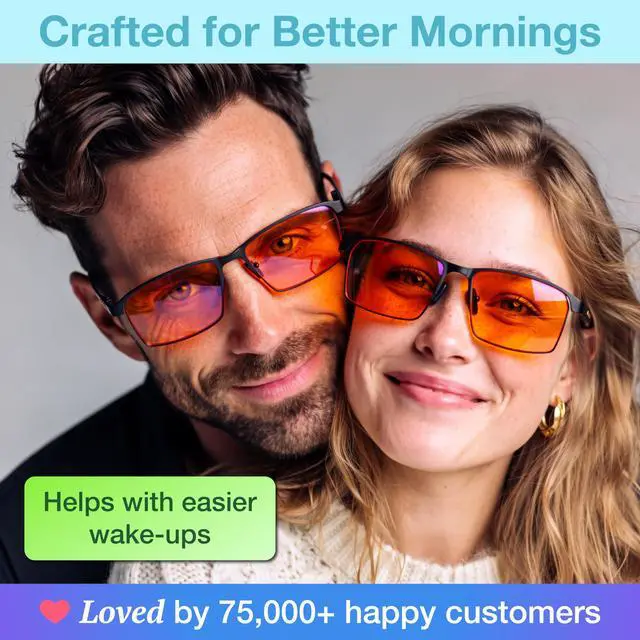 Alt view image 5 of 7 - Orange Blue Light Blocking Glasses for Better Sleep - Premium Carbon Fiber Amber Computer Migraine Glasses for Women & Men - Gaming Glasses - TV Blue Light Blockers Gamer Glasses for Eye Strain