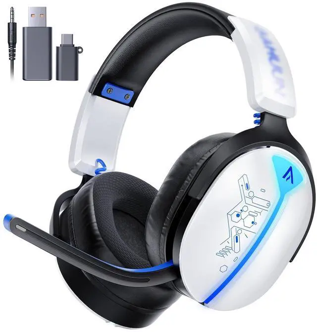 Main image of Wireless Gaming Headset for Ps5, Ps4, PC, Switch, 2.4GHz+BT5.3 | Competition-Grade Pinpoint | 7.1 Surround Sound for Total Victory | Noise-Canceling Mic |1500mAh All-Day Marathon 40H Battery
